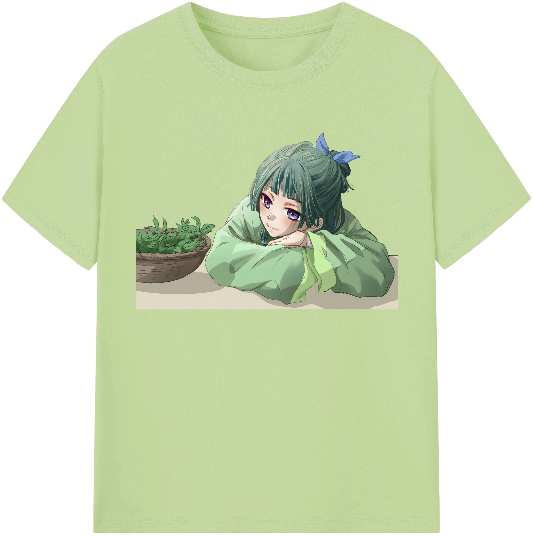 （画像用） 薬屋のひとりごと The Apothecary Diaries 綿100％半袖Tシャツ（フロントプリント）